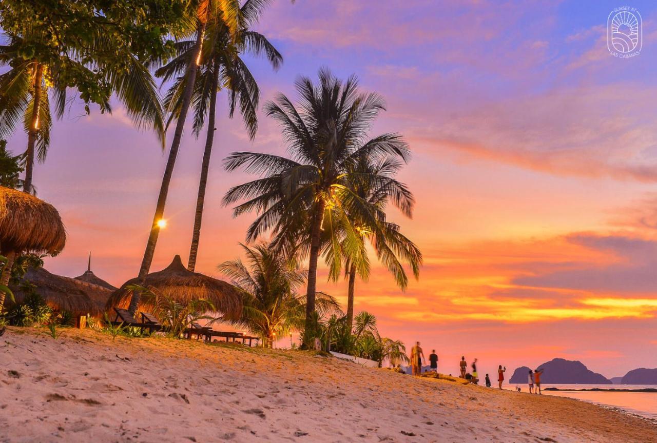 Sunset At Las Cabanas El Nido Extérieur photo